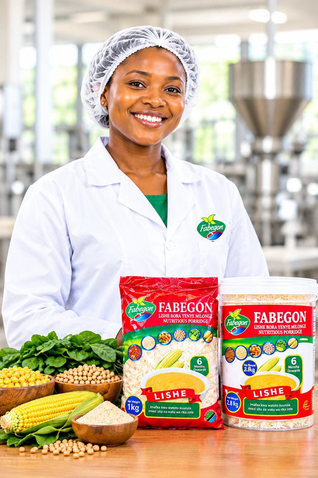 FABEGON staff wearing their company uniforms